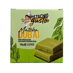 *Gusto Matcha white chocolate bar with katifi & pistachio 100g x 12 pack