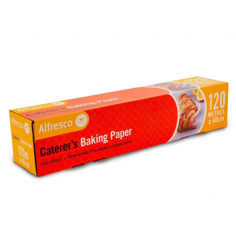 Bundle Alfresco Baking Paper Roll Non-Stick 120m x 40cmx 6