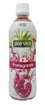 Green Time Aloe Vera Pomegranate Bottle 490ml * 24 Pack