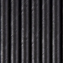Eco-Straw Paper Jumbo Plain Black 2500pcs