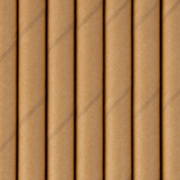 Eco-Straw Jumbo Paper Straw 8mm Kraft Brown 2500pcs