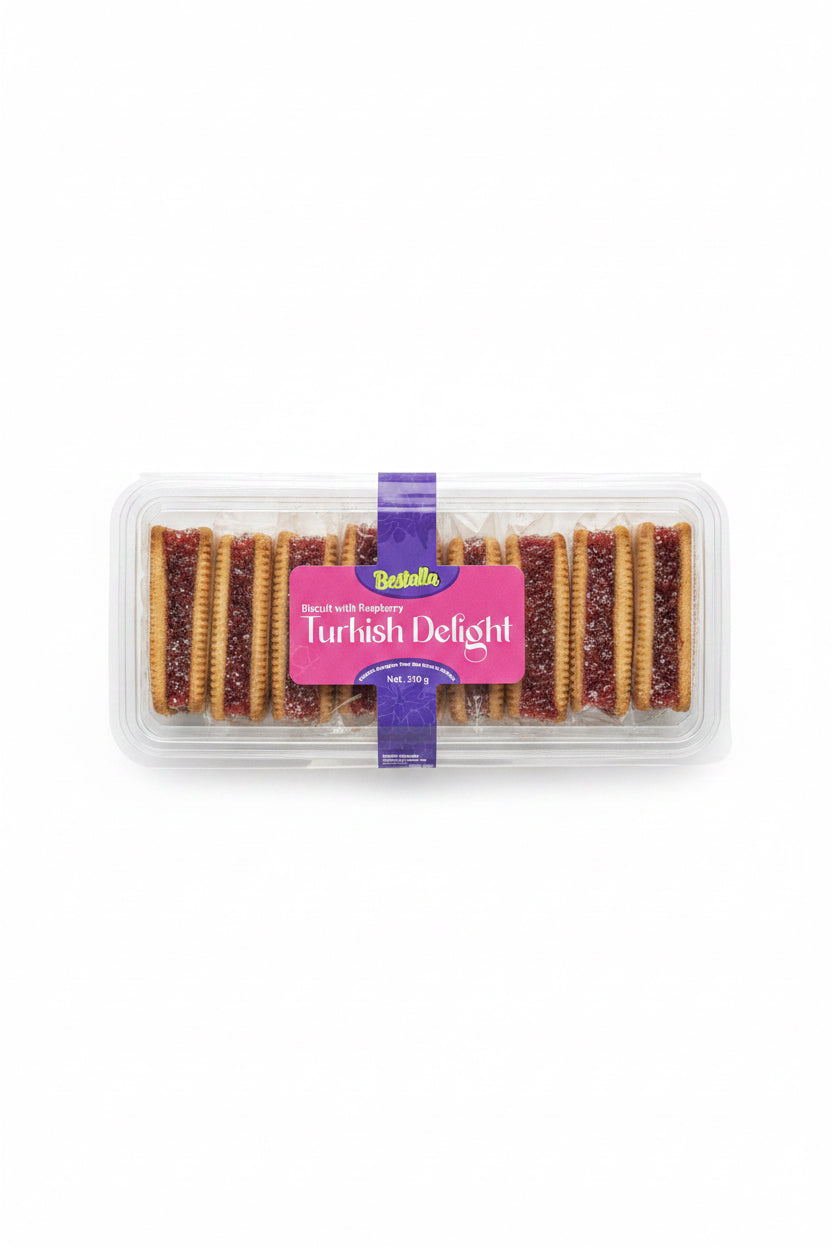 Bestalla - Turkish Delight Biscuits with raspberry 350g
