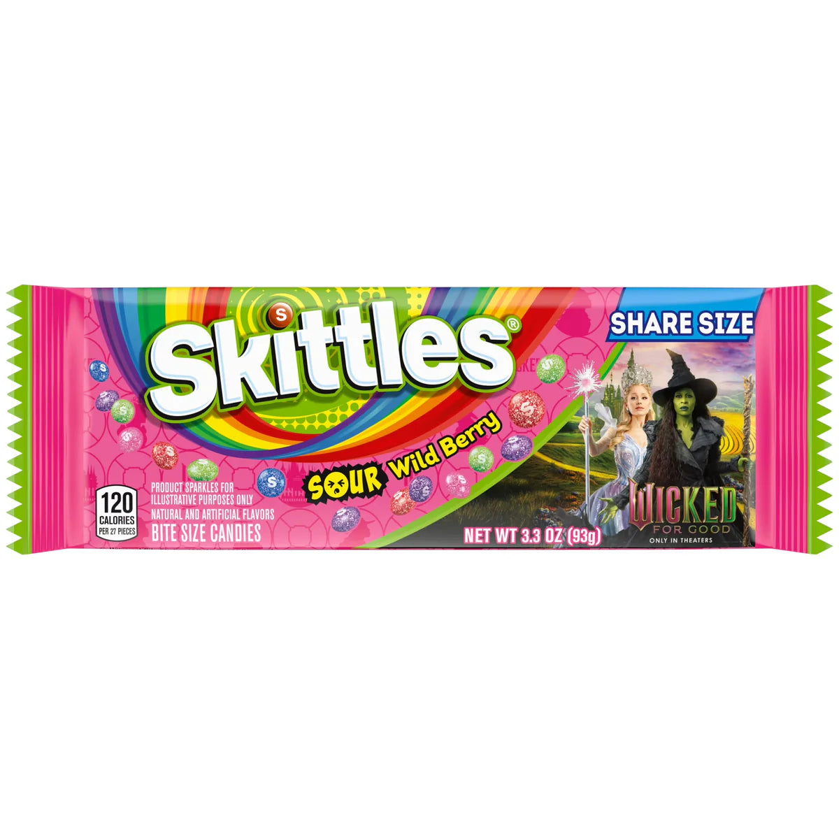 SKITTLES SOUR W/BERRY 93G*24