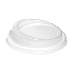 Huhtamaki - 8oz White Paper Coffee Cup Lid