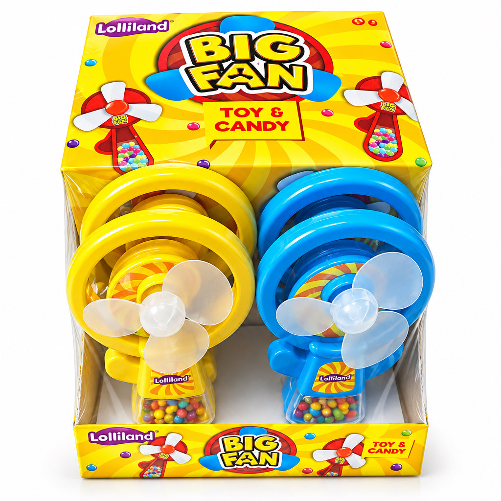 Lolliland Toy Candy Big Fan 60g x 12 pack