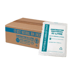 Contractor Bin Liner Star Seal Natural 82LT