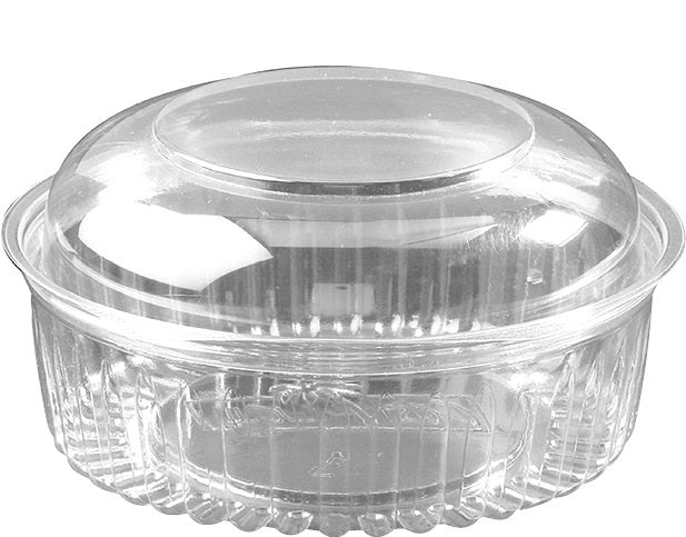 Capri - Hinged Lid Clear Food Bowl 3x50pcs