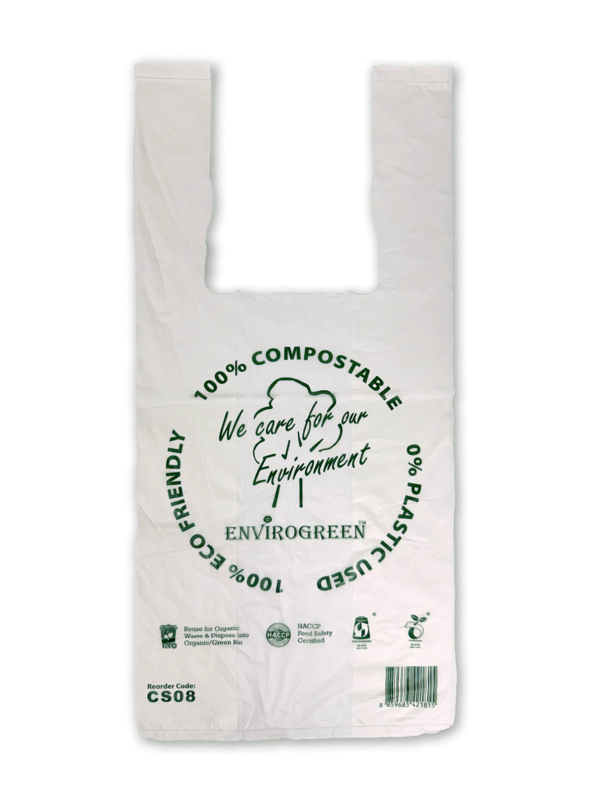 Enviro Green Sml Heavy Weight Singlet Bag 900pcs