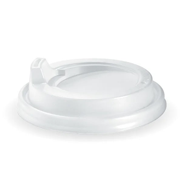 12oz Sipper Coffee Cup Lid White PS 90mm 1000pcs