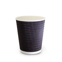 Huhtamaki - Charcoal Triple Wall Corrugated Hot Cup 12oz 50pcs