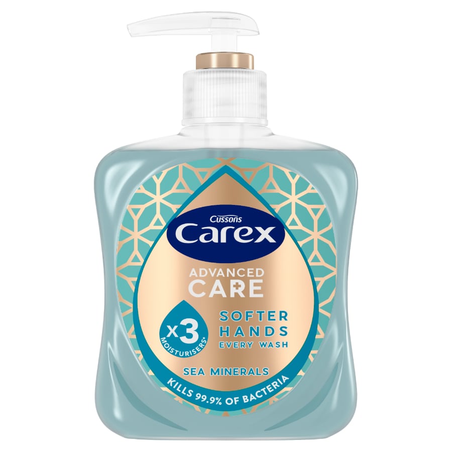 CAREX 250mL HAND WASH ANTIBACTERIAL ADVANCED CARE SEA MINERALS
