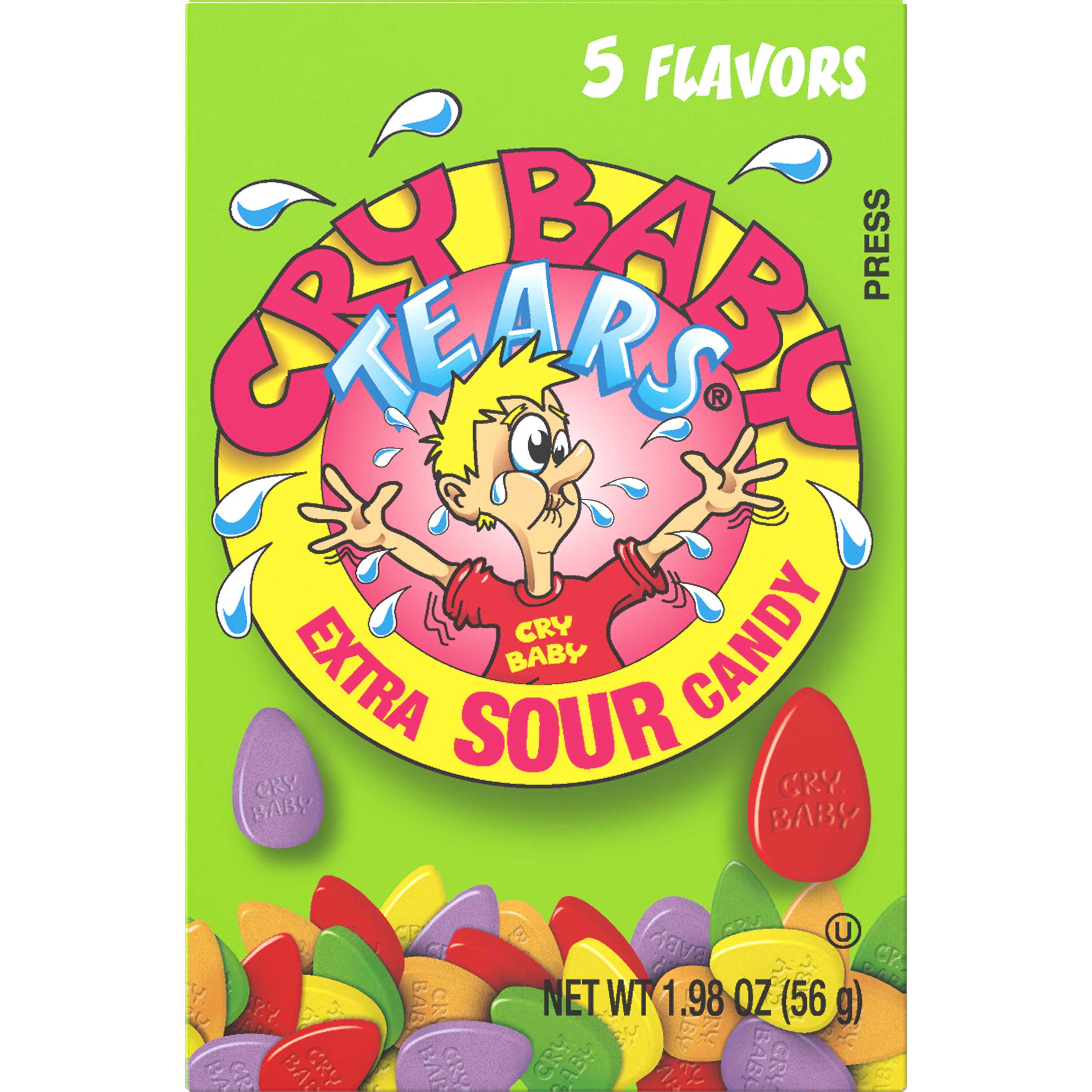 Cry Baby Tears Extra Sour Candy 1.98oz (56g) x 24