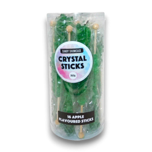 Crystal Candy Sticks Apple 16 Pack
