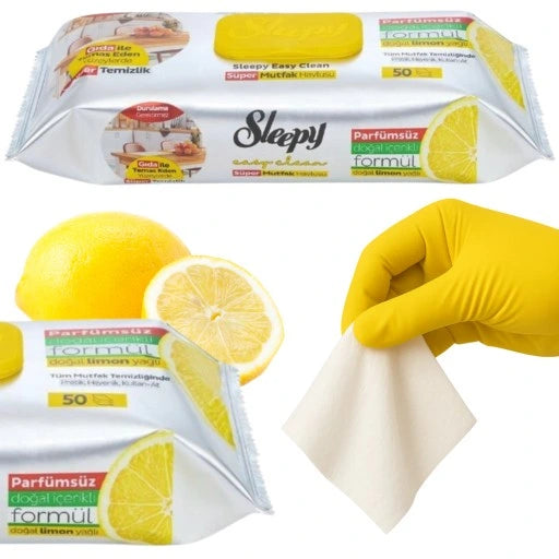 Sleepy - Multipurpose Cleaning Towels - Herbal Soap - 100pcs