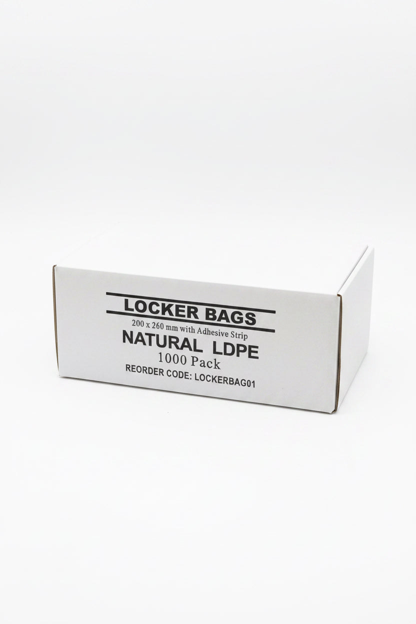 Locker bags - 200 x 260 mm with adhesive strip