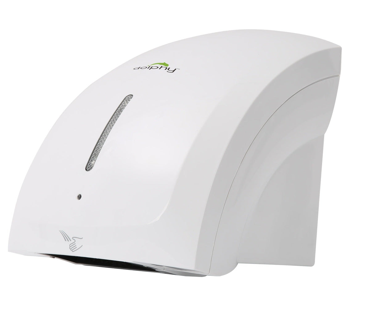 Dolphy Automatic LED Hand Dryer Hot and Cool White 1800W