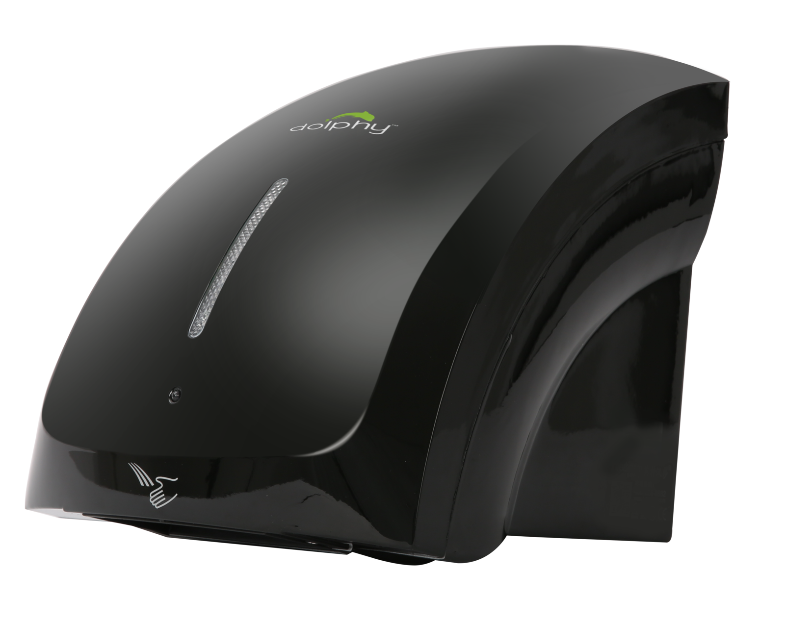Dolphy Automatic LED Hand Dryer Hot and Cool Black 1800W
