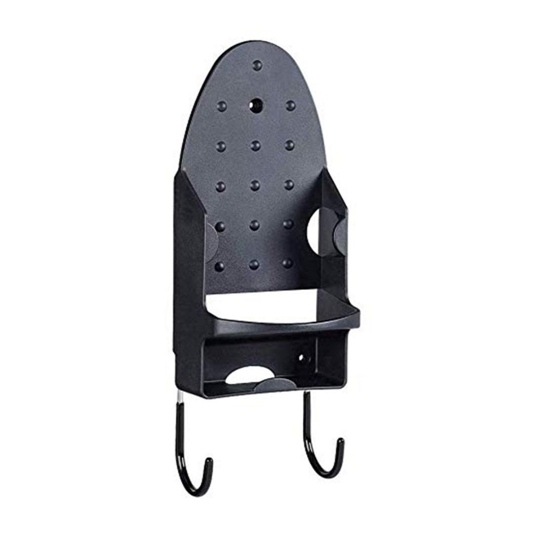 Dolphy Wall Mounted Iron and Board Holder Black