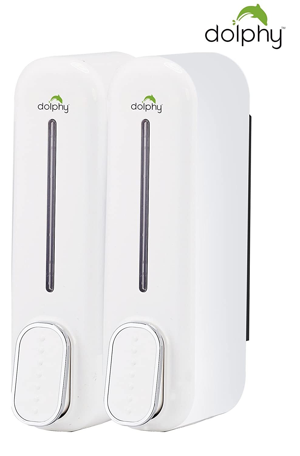 Dolphy Soap Dispenser 300ml Set of 2 White