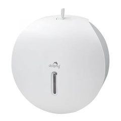 Dolphy Plaza Jumbo Toilet Roll Dispenser White