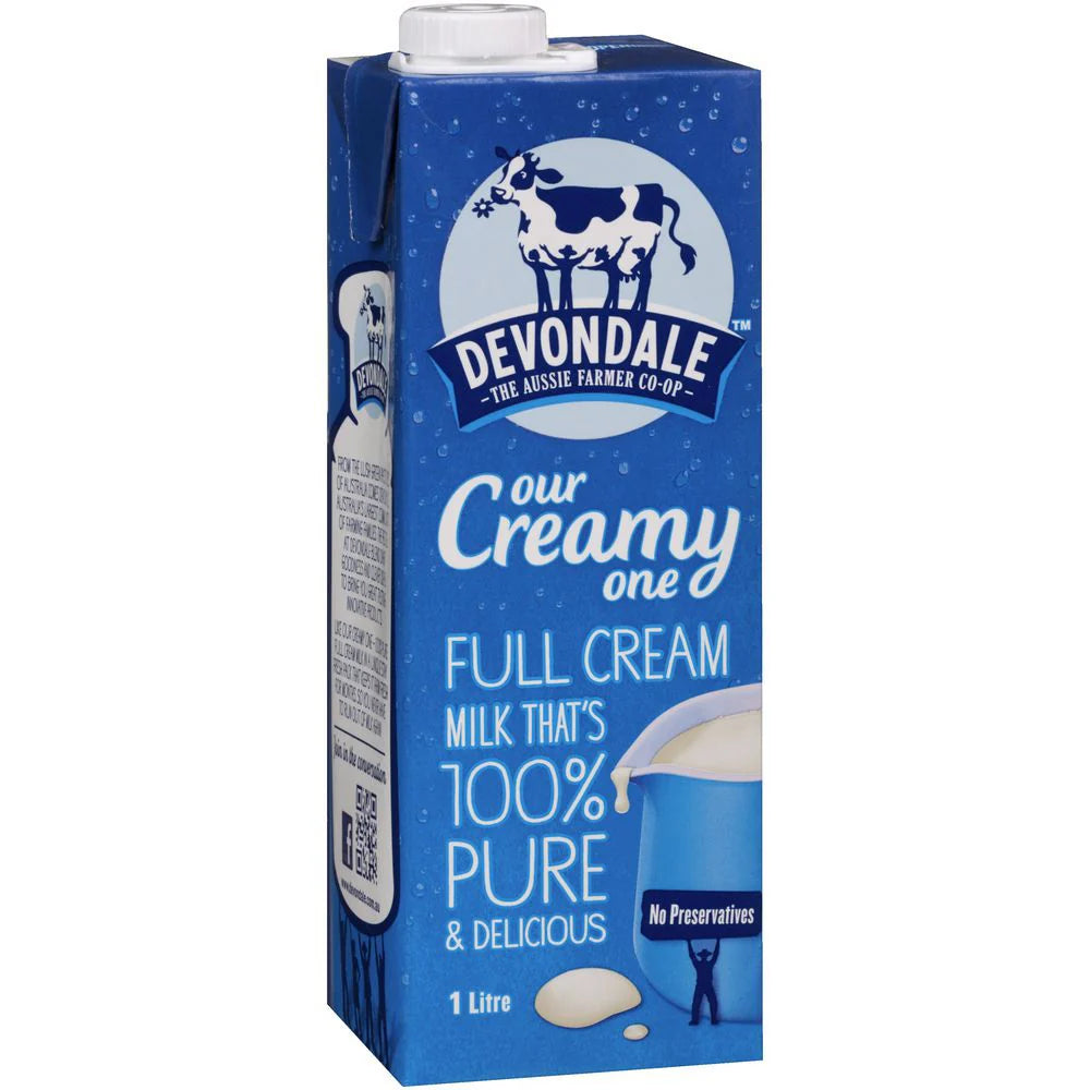 Devondale Full Cream UHT Milk 1Lx10