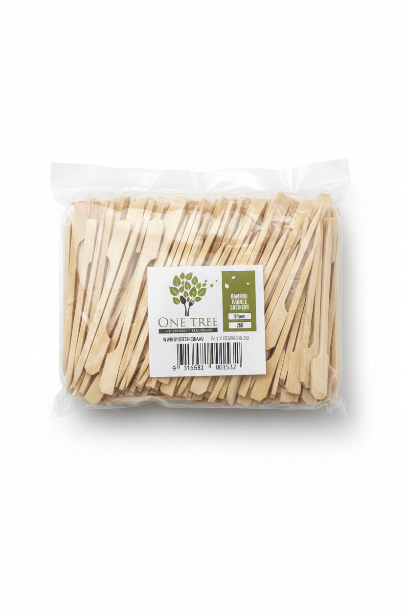 One tree Bamboo Paddle Skewers 90mm 250 pcs