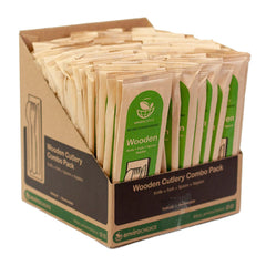Wooden Cutlery Combo 1pc