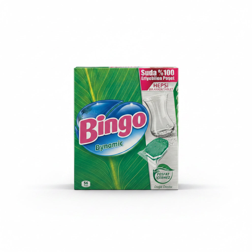 Bingo Dynamic - Dishwashing Tablet - 56pcs
