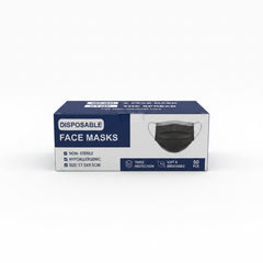 Disposable Face Mask - Black 50pcs