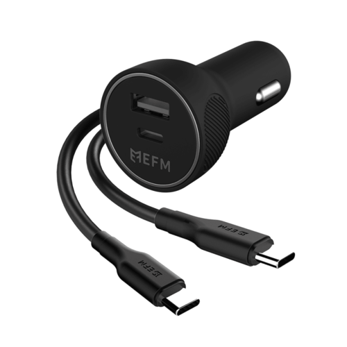 U&I 45W Car Charger With Lightning Cable