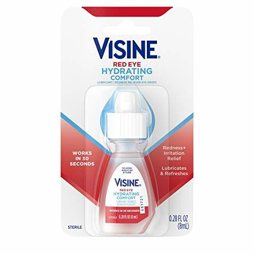 Visine Red Eye Hydrating Comfort Redness Relief Eye Drops 8ml * 6 Pack