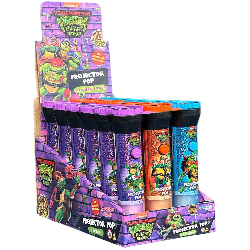 Ninja Turtles Projector Pop 14g * 18 Pack