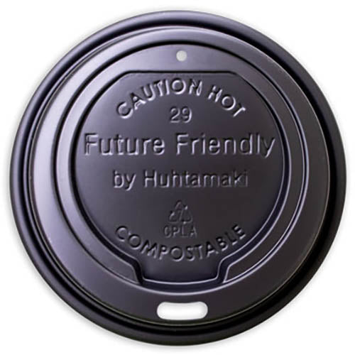 Future Friendly - Black Lids 80Z 50pcs