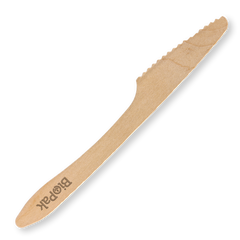 Biopak 19cm Coated Wood Knife 1000pcs