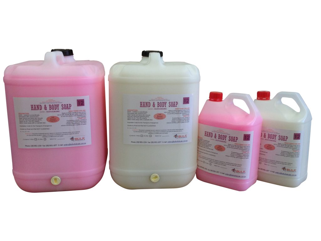 Bulk Buys Hand & Body Soap With Glycerine