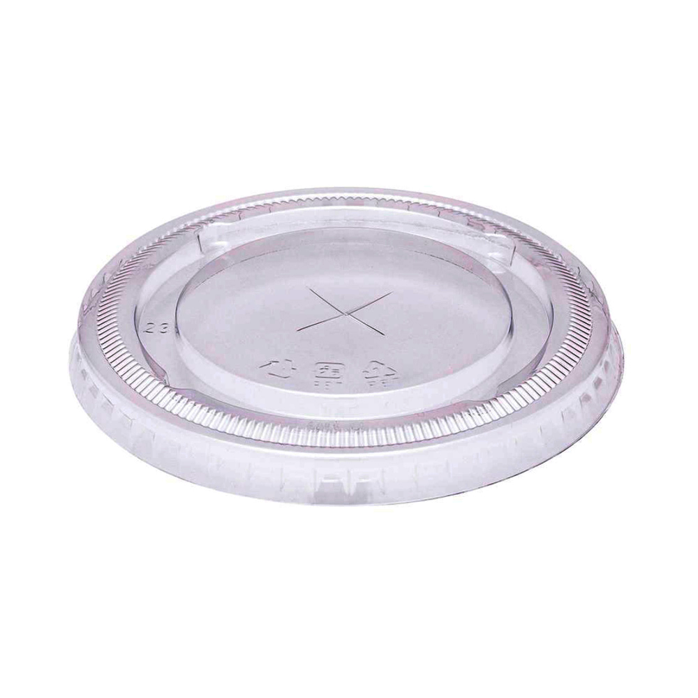 Huhtamaki - Large Clear PP Flat Slotted Lid 50 pcs