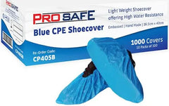 ProSafe - White CPE Shoe Cover 15x36cm 100pcs