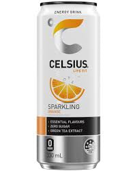Celsius Orange Flavour 330ml x24pk