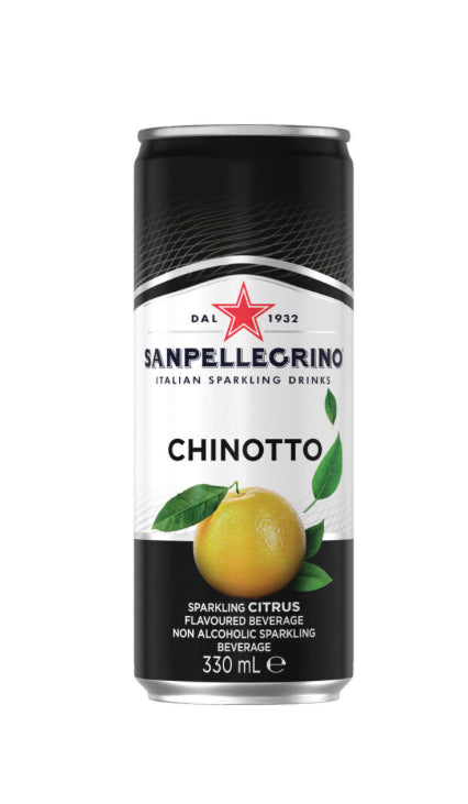 San Pellegrino - Sparkling Fruit Can - Chinotto 330ml x 24 Pack