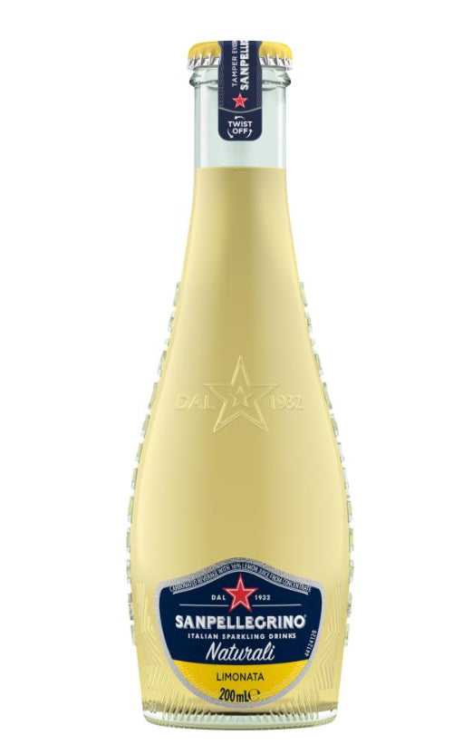 San Pellegrino - Glass Bottles - Limonata 200ml x 24 Pack