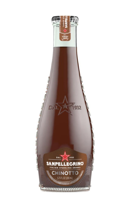 San Pellegrino - Glass Bottles - Chinotto 200ml x 24 Pack