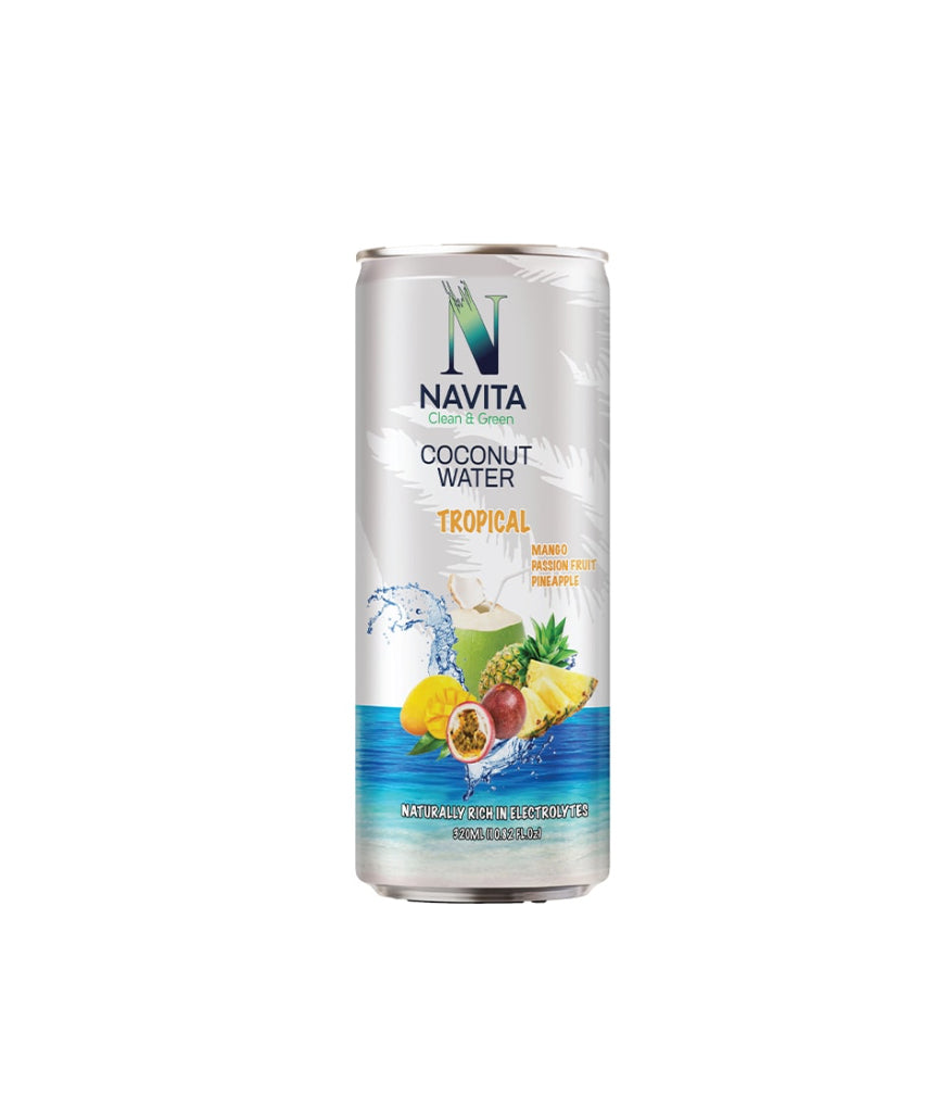 Navita Coconut Water Tropical Cans 320ml