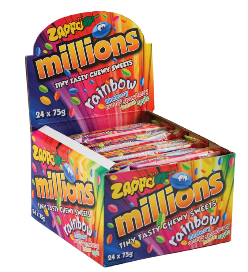 ZAPPO MILLIONS RAINBOW 75G x 24