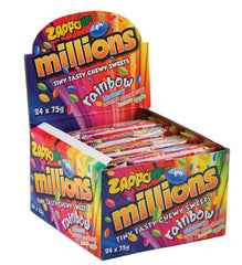 ZAPPO MILLIONS RAINBOW 75G x 24