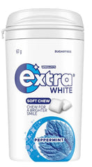 Wrigley's - Extra - White Peppermint Chewing Gum Bottle 67g x 6 Pack