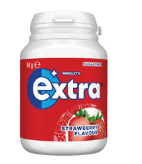 Wrigley's - Extra - Strawberry Chewing Gum Bottle 64g x 6 Pack