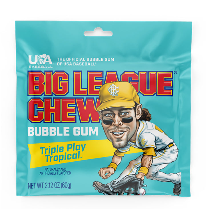 BIG LEAGUE CHEW TRIPLE TRO 12