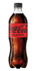 600ML CCA COKE NO SUGAR PET