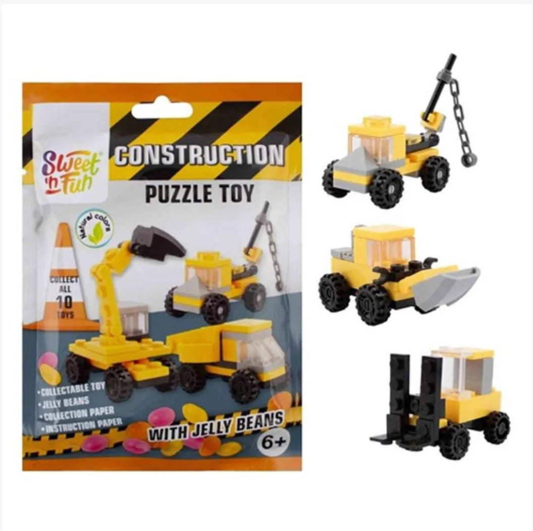 Construction Puzzle Toy with Jelly Beans 5g * 20 Pack