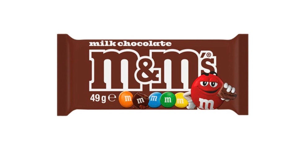49G MMB M&MS MILK CHOCOLATE